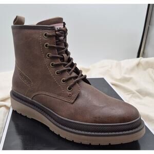 Guess Mens Boots Sz 12 Brown Lace Up Citizen Fashion Boot GMCitizen 2-R Faux Fur Guess | Shoes | Guess Mens Boots Sz 2 Brown Lace Up Citizen  main image 2